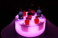 2014 October NEW Design Rechargeable Floating LED Tray With Holes